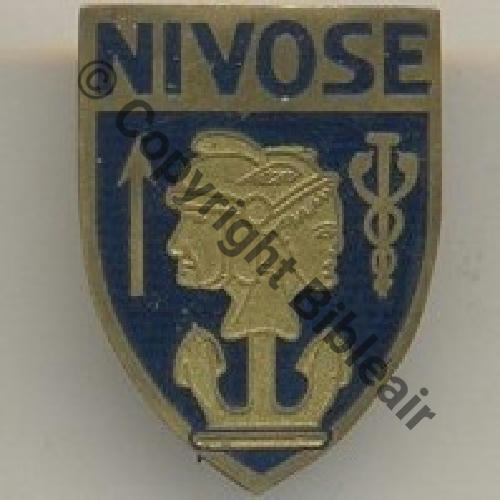 NIVOSE  PETROLIER NIVOSE 1934.43  Fab LOC LEVANT 18x24mm Sc.4rdp 199EurInv